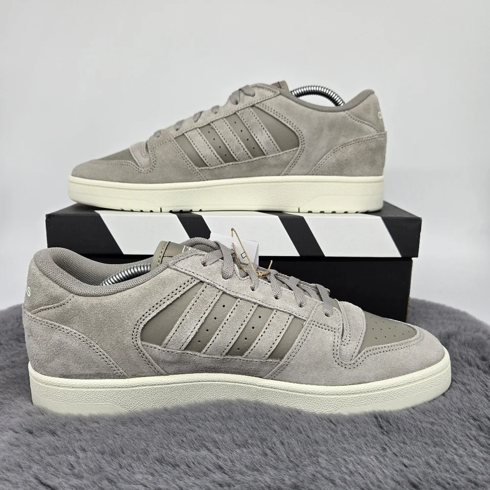 New Adidas Break Start Premium Low 'Beige Ivory' Men's Shoes Size 12 - Picture 6 of 8